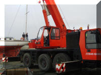 PHYC Lift in 4th April 2008 Front Street Pembroke Dock