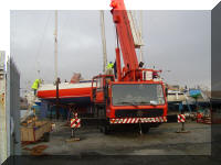 PHYC Lift in 4th April 2008 Front Street Pembroke Dock