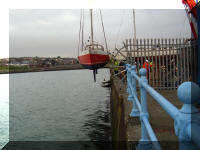 PHYC Lift in 4th April 2008 Front Street Pembroke Dock
